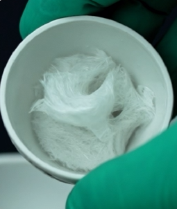 Crusible with Long Glass Fiber