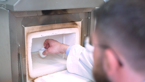 Component Sample in an Oven